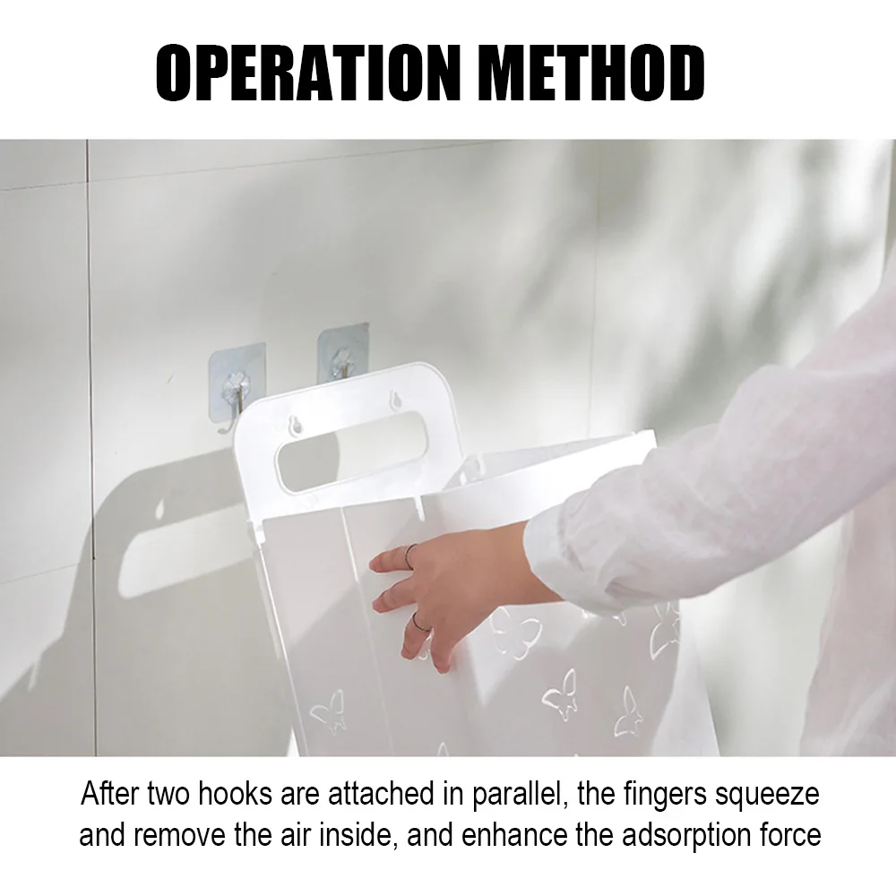 Wall Mount Laundry Basket Foldable Dirty Clothes Toys Storage Organizer Portable Punch Free Laundry Container Washing Bathroom
Wall Mount Laundry Basket Foldable Dirty Clothes Toys Storage Organizer Portable Punch Free Laundry Container Washing Bathroom