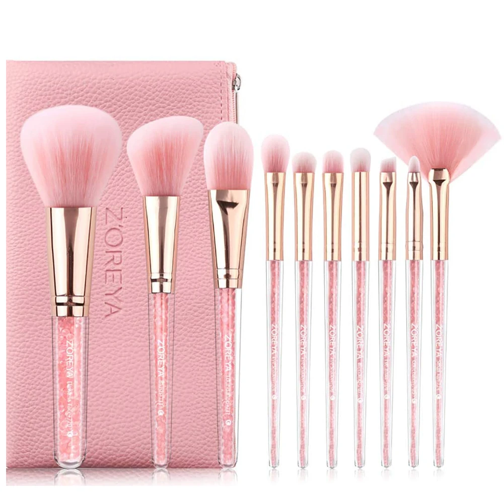 10PCS Makeup Brushes Set Foundation Brush Diamond Handle Pink Quicksand Professional Beauty Brushes For Makeup Tools Artist
10PCS Makeup Brushes Set Foundation Brush Diamond Handle Pink Quicksand Professional Beauty Brushes For Makeup Tools Artist