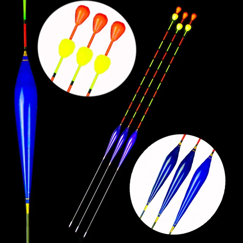 3pcs/Lot Fishing Floats 1-3# Composite Nano Plastic Fishing Floater Bobbers Fresh Water Fishing Accessories Tackles Gifts
3pcs/Lot Fishing Floats 1-3# Composite Nano Plastic Fishing Floater Bobbers Fresh Water Fishing Accessories Tackles Gifts