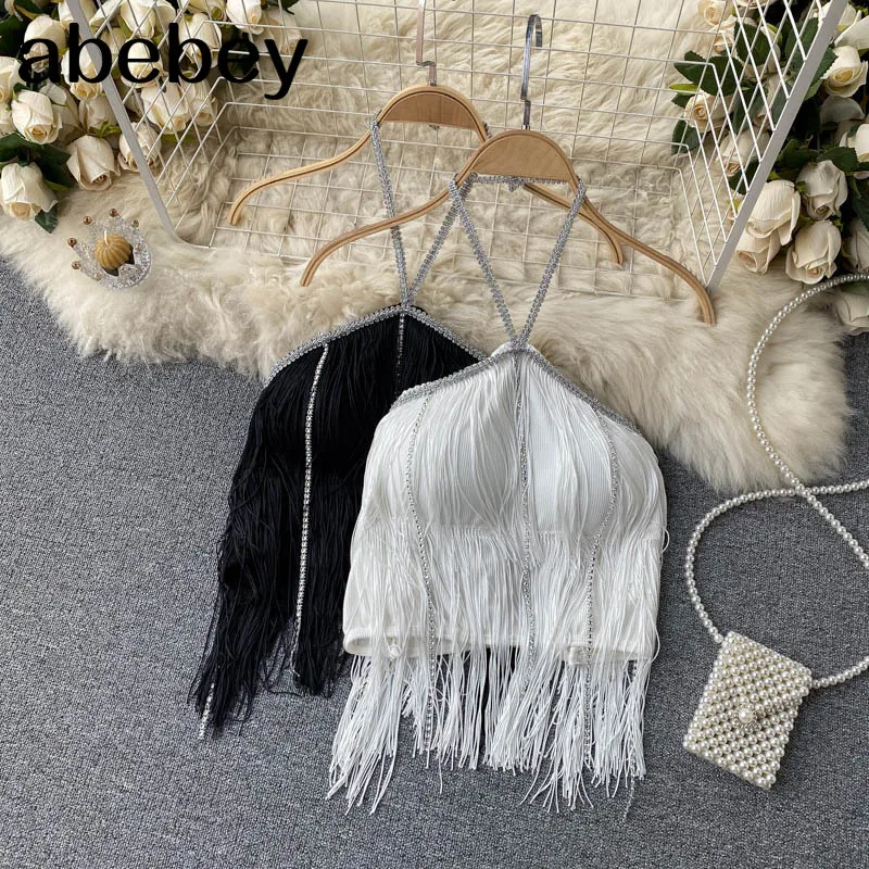 Design Korean Strap Tank Tops Women Elastic tassel Solid Slim Sleeveless Crop Top 2021 Summer Fashion Sexy Short Camis
Design Korean Strap Tank Tops Women Elastic tassel Solid Slim Sleeveless Crop Top 2021 Summer Fashion Sexy Short Camis