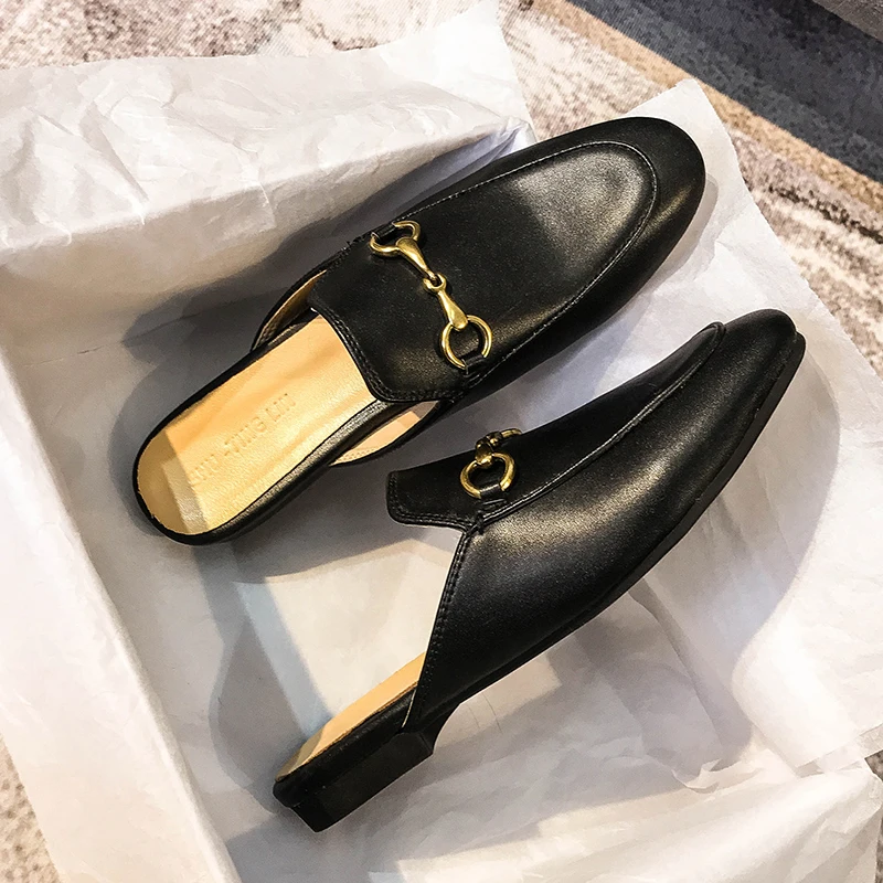 Fashion Muller shoes high quality fashion Joker flat shoes brand custom logo round head leather shoes 2021 new flat shoes women
Fashion Muller shoes high quality fashion Joker flat shoes brand custom logo round head leather shoes 2021 new flat shoes women