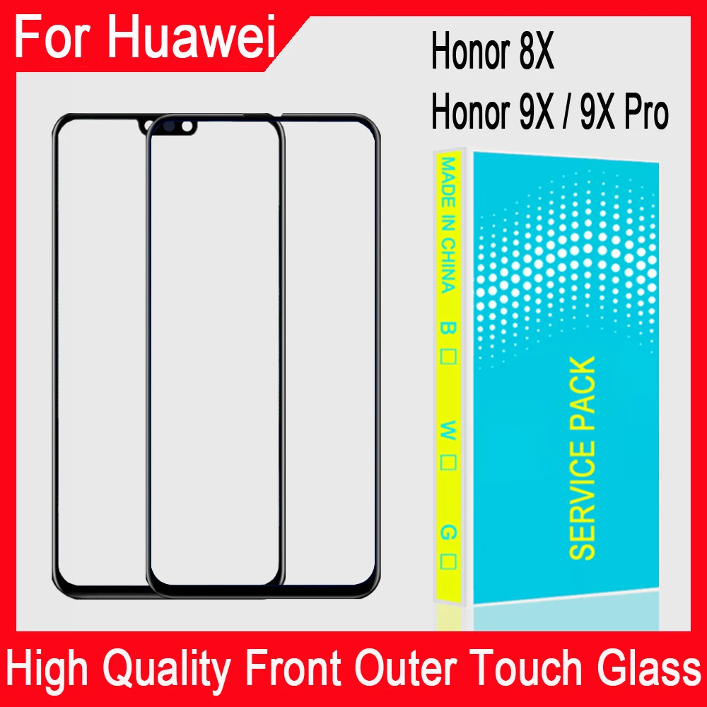 ЖК дисплей сенсорная панель переднее стекло для Huawei Honor 8X / 9X Pro сенсорный экран