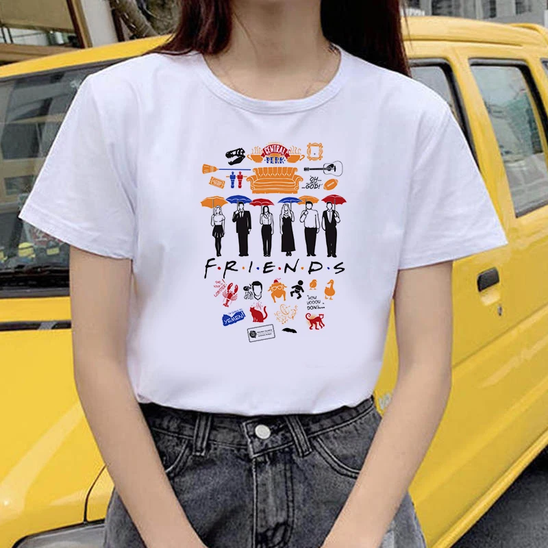 New Friend Tv Show Tshirt Women T-shirts Tops Femme Clothes Female T-shirt Harajuku Summer 90s Tshirt Streetwear T-shirts
New Friend Tv Show Tshirt Women T-shirts Tops Femme Clothes Female T-shirt Harajuku Summer 90s Tshirt Streetwear T-shirts