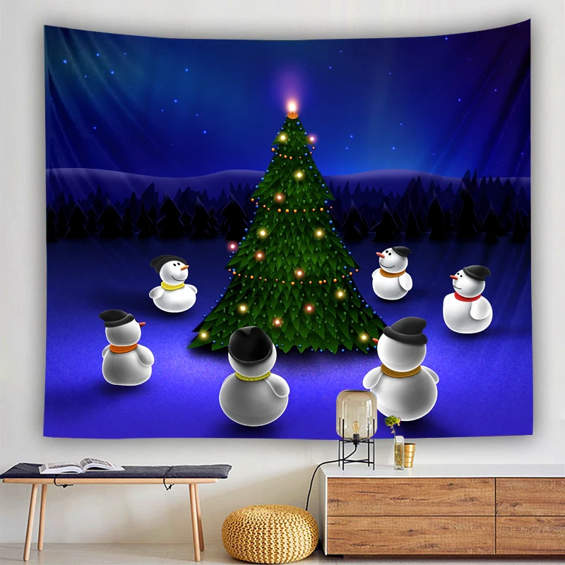 Christmas Snowman Doll Mural Medusa's Gaze Tapestry Family Life Mattress Carpet Decorations
Christmas Snowman Doll Mural Medusa's Gaze Tapestry Family Life Mattress Carpet Decorations