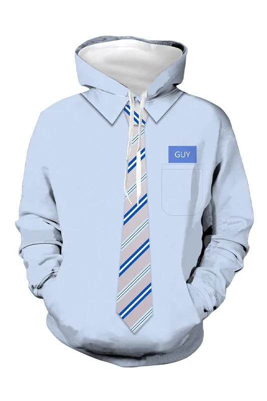 Толстовки с капюшоном для парня, костюм для косплея парня, синяя рубашка, пальто, мужская куртка, реквизит для вечевечерние НКИ на Хэллоуин
Толстовки с капюшоном для парня, костюм для косплея парня, синяя рубашка, пальто, мужская куртка, реквизит для вечевечерние НКИ на Хэллоуин