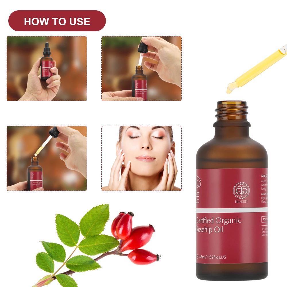Pure Rosehip Oil Organic Moisturizing Ance Treatment Anti Aging Fineline Wrinkle Scar Repair Skin Essential Oil Skin Care
Pure Rosehip Oil Organic Moisturizing Ance Treatment Anti Aging Fineline Wrinkle Scar Repair Skin Essential Oil Skin Care