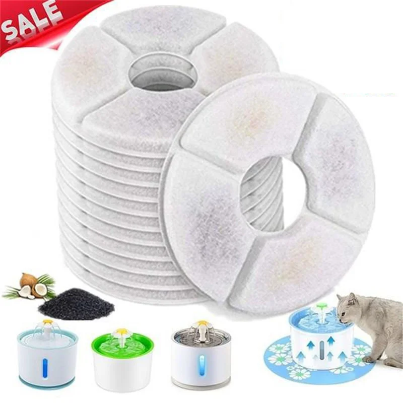 Replaced Activated Carbon Filter For Pet Dog Cat Sponge Water Drinking Fountain Replacement Filters Round Fountain Dispenser
Replaced Activated Carbon Filter For Pet Dog Cat Sponge Water Drinking Fountain Replacement Filters Round Fountain Dispenser