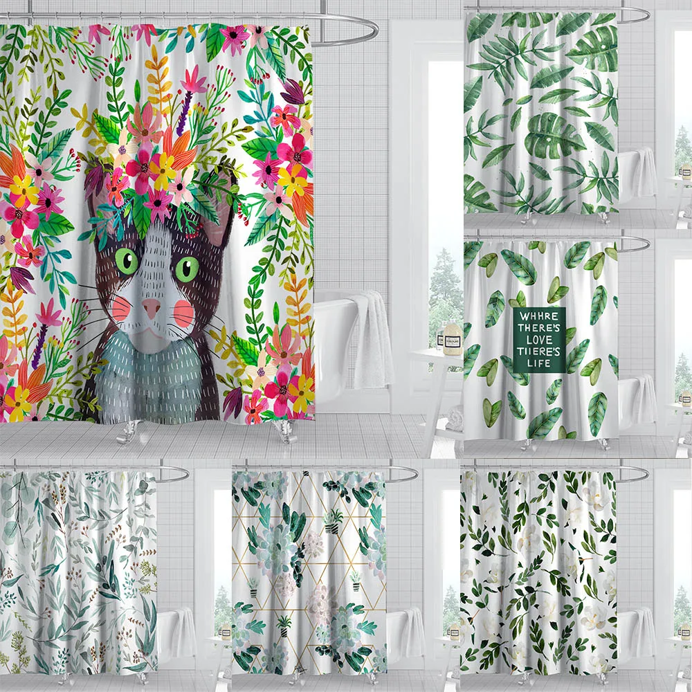 Plant Flowers Pattern Shower Curtain100% Polyester Korean Style Shower Curtain Bathroom Set Waterproof Shower Curtain
Plant Flowers Pattern Shower Curtain100% Polyester Korean Style Shower Curtain Bathroom Set Waterproof Shower Curtain