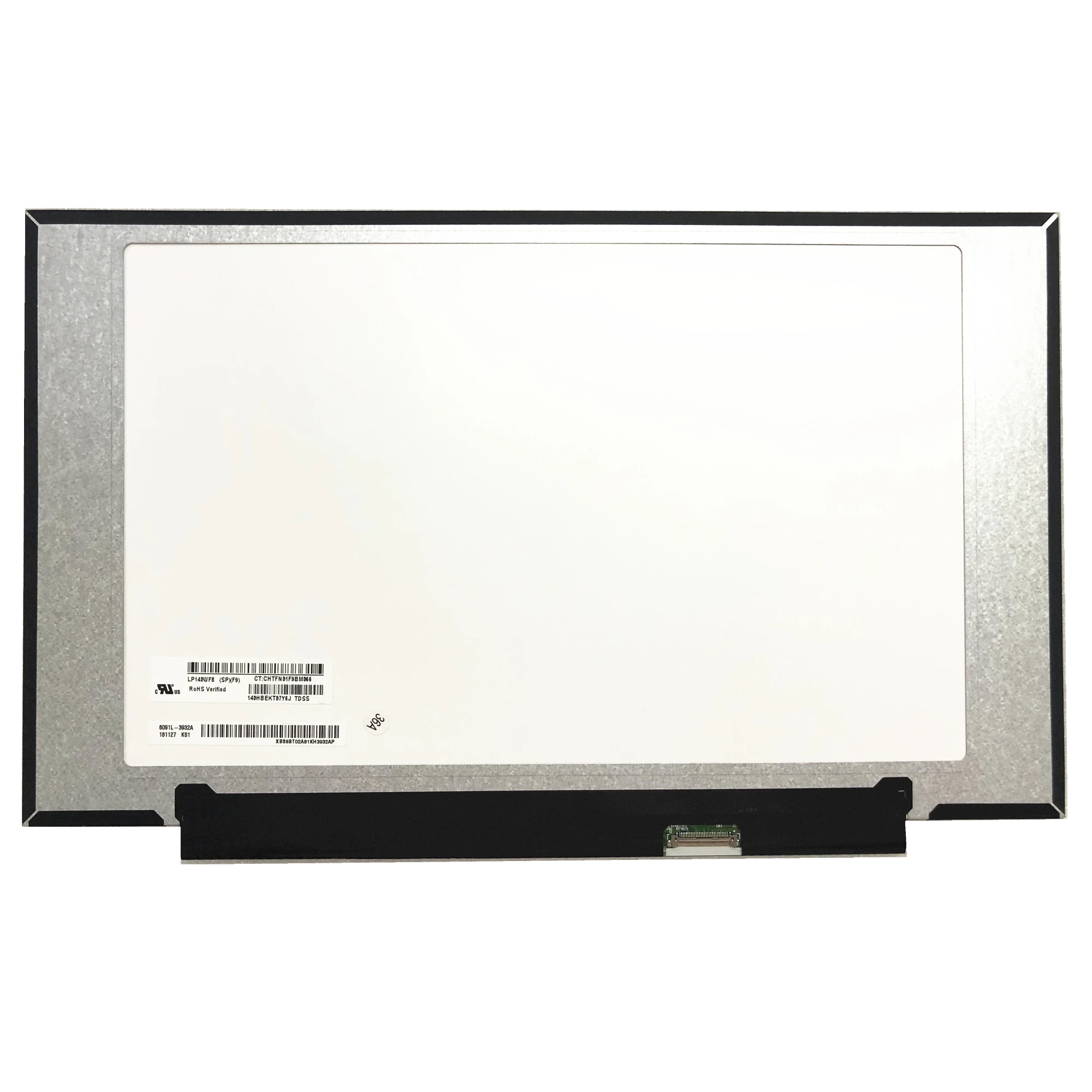 Free Shipping LP140WF8-SPF9 LP140WF8 SPF9 SPF1 LP140WF8 SPQ9 SPQ8 LP140WF8-SPQ1 14.0''Laptop LCD Screen 1920*1080
Free Shipping LP140WF8-SPF9 LP140WF8 SPF9 SPF1 LP140WF8 SPQ9 SPQ8 LP140WF8-SPQ1 14.0''Laptop LCD Screen 1920*1080
