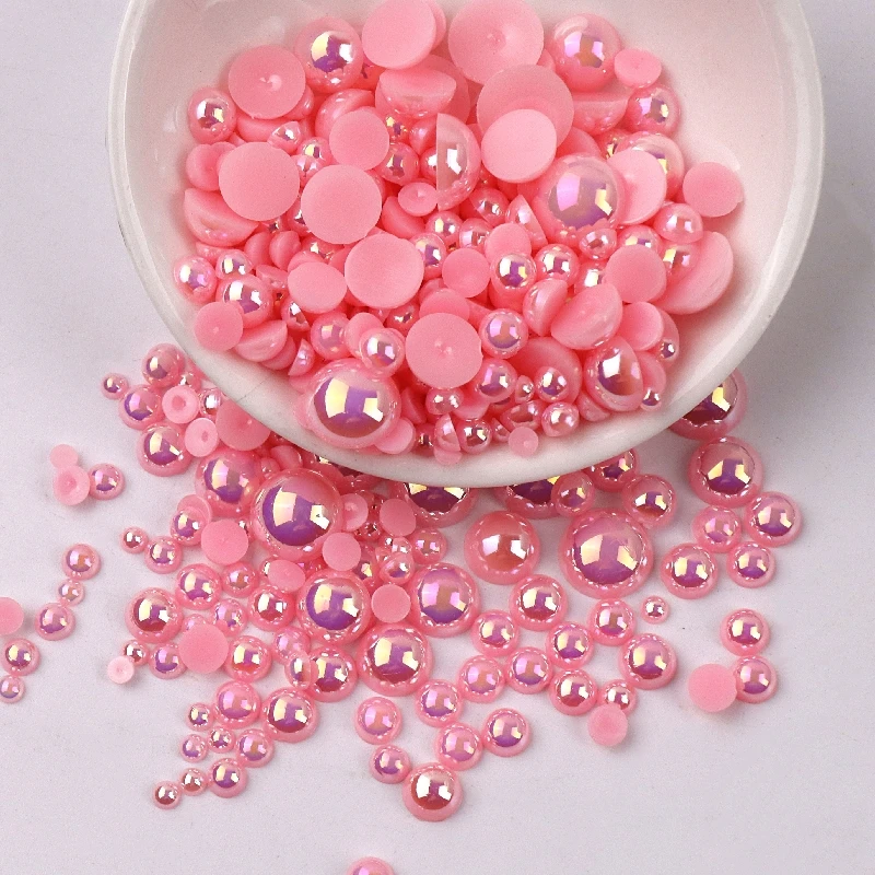 Mix size 3-10mm 10g/lot Colorful ABS Plastic Beads Imitation Pearl Beads Half Round For Jewelry Making Findings DIY Accessories
Mix size 3-10mm 10g/lot Colorful ABS Plastic Beads Imitation Pearl Beads Half Round For Jewelry Making Findings DIY Accessories