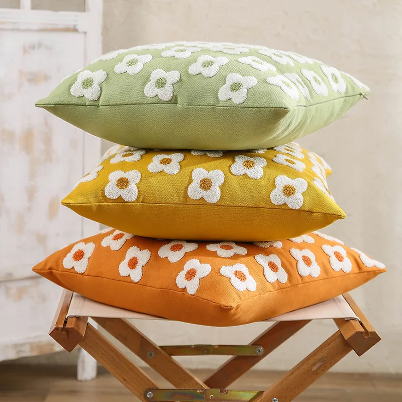 Inyahome Embroidery Flora Cushion Cover Home Decor Yellow Flowers Pillow Cover 30x50cm PillowCase cojines decorativos para sofá
Inyahome Embroidery Flora Cushion Cover Home Decor Yellow Flowers Pillow Cover 30x50cm PillowCase cojines decorativos para sofá