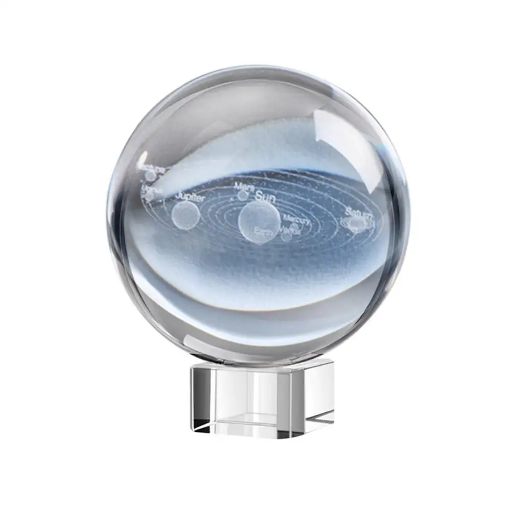 3D Universe Astral Transparent Crystal Ball Planet Model Home Decoration Engraved Solar System Ball 3D Miniature Glass
3D Universe Astral Transparent Crystal Ball Planet Model Home Decoration Engraved Solar System Ball 3D Miniature Glass