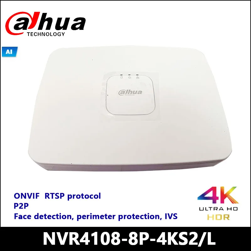 Сетевой видеорегистратор Dahua NVR4108-8P-4KS2/L 8-канальный Smart 1U 1HDD 8PoE с поддержкой ONVIF RTSP P2P AI с камеры: распознавание лица
Сетевой видеорегистратор Dahua NVR4108-8P-4KS2/L 8-канальный Smart 1U 1HDD 8PoE с поддержкой ONVIF RTSP P2P AI с камеры: распознавание лица
