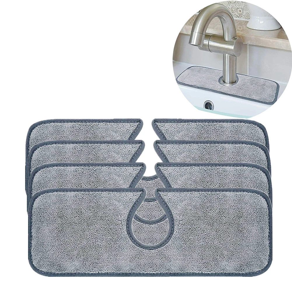 2/4Pcs Kitchen Faucet Absorbent Mat Sink Splash Guard Microfiber Faucet Splash Catcher Water Drying Pads For Kitchen Bathroom 
2/4Pcs Kitchen Faucet Absorbent Mat Sink Splash Guard Microfiber Faucet Splash Catcher Water Drying Pads For Kitchen Bathroom