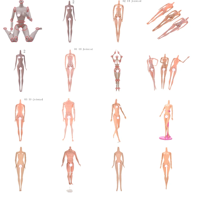 Hot DIY Naked Body Without Head For Dolls Joint Moving Naked Body Best Gifts for Girl Fairytales Rotatable Joints Doll Nude Doll
Hot DIY Naked Body Without Head For Dolls Joint Moving Naked Body Best Gifts for Girl Fairytales Rotatable Joints Doll Nude Doll