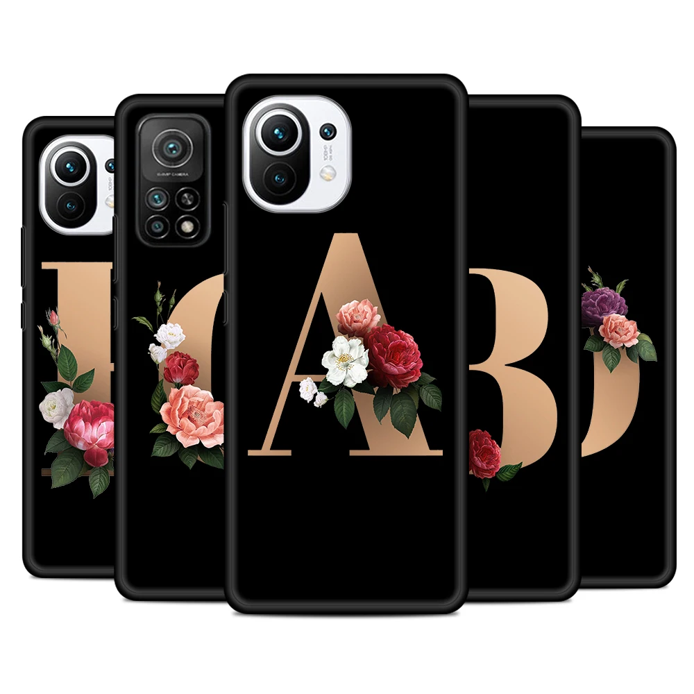 Letter Alphabet Flowers A Silicone Cover For Xiaomi Mi 11i 11T 11 10i 10T Note 10 9 9T SE Lite Pro Ultra 5G Phone Case Shell
Letter Alphabet Flowers A Silicone Cover For Xiaomi Mi 11i 11T 11 10i 10T Note 10 9 9T SE Lite Pro Ultra 5G Phone Case Shell
