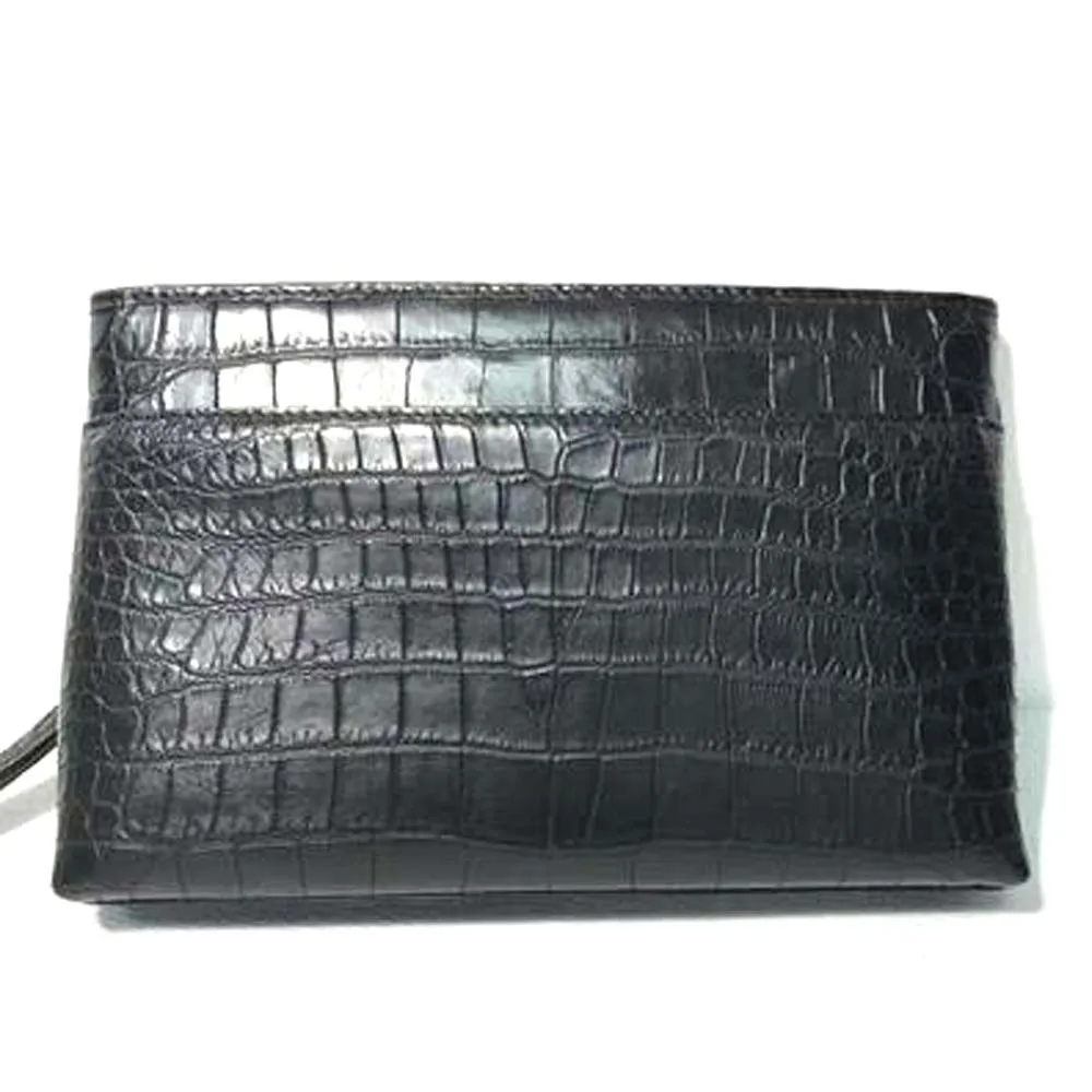 hongsen new arrival crocodile belly men handbags male Hand caught large capacity black men cluth bag 
hongsen new arrival crocodile belly men handbags male Hand caught large capacity black men cluth bag