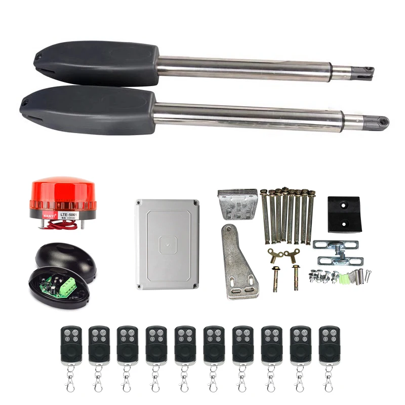 Automatic Dual Barrier Swing Arm Boom Gate Motor DC24V Opener Actuator Engine with Remote Control Kit Optional 400kg Door Opener
Automatic Dual Barrier Swing Arm Boom Gate Motor DC24V Opener Actuator Engine with Remote Control Kit Optional 400kg Door Opener