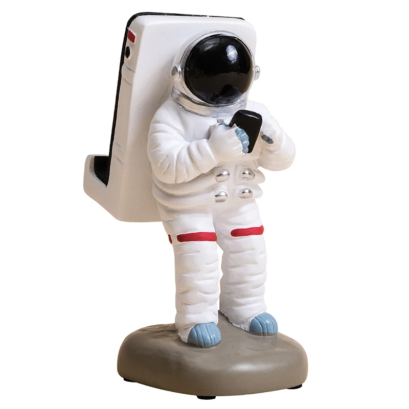 Nordic astronaut mobile phone rack office bedroom computer desk ornaments accessories 
Nordic astronaut mobile phone rack office bedroom computer desk ornaments accessories