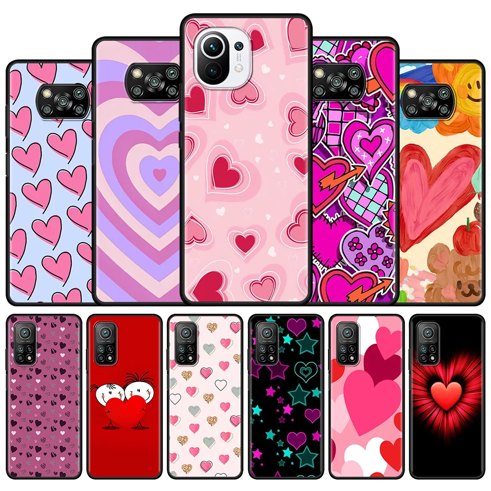Silicone Phone Case for Xiaomi Mi Poco X3 Pro M3 Pro 5G F3 Pocophone F1 Funda Capa Back Cover Love Heart
Silicone Phone Case for Xiaomi Mi Poco X3 Pro M3 Pro 5G F3 Pocophone F1 Funda Capa Back Cover Love Heart
