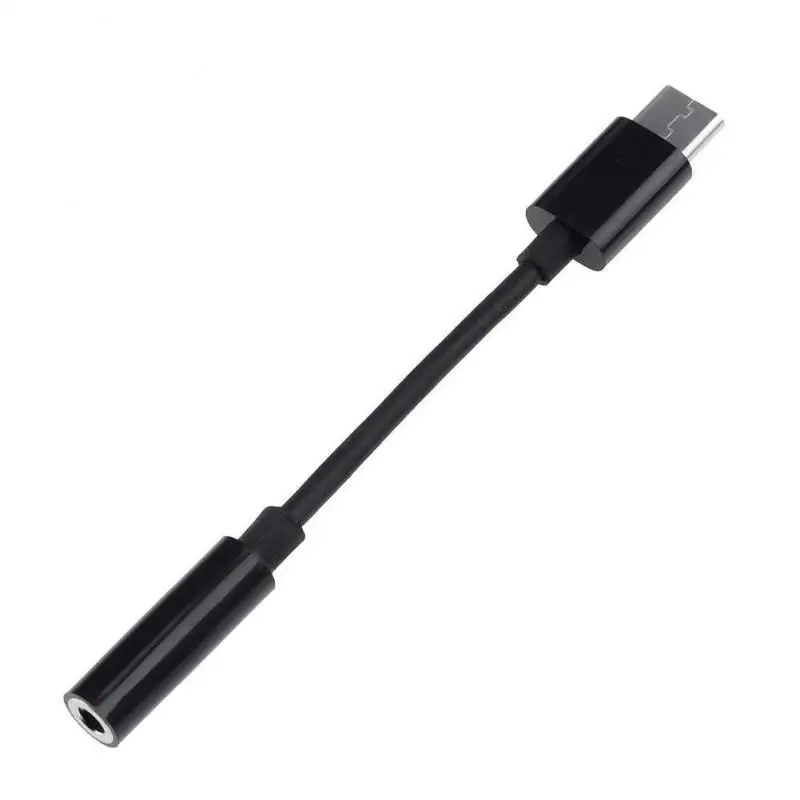 Кабель с оплеткой кабель адаптер USB-C Тип C до 3 5 мм разъем для наушников аудио Aux