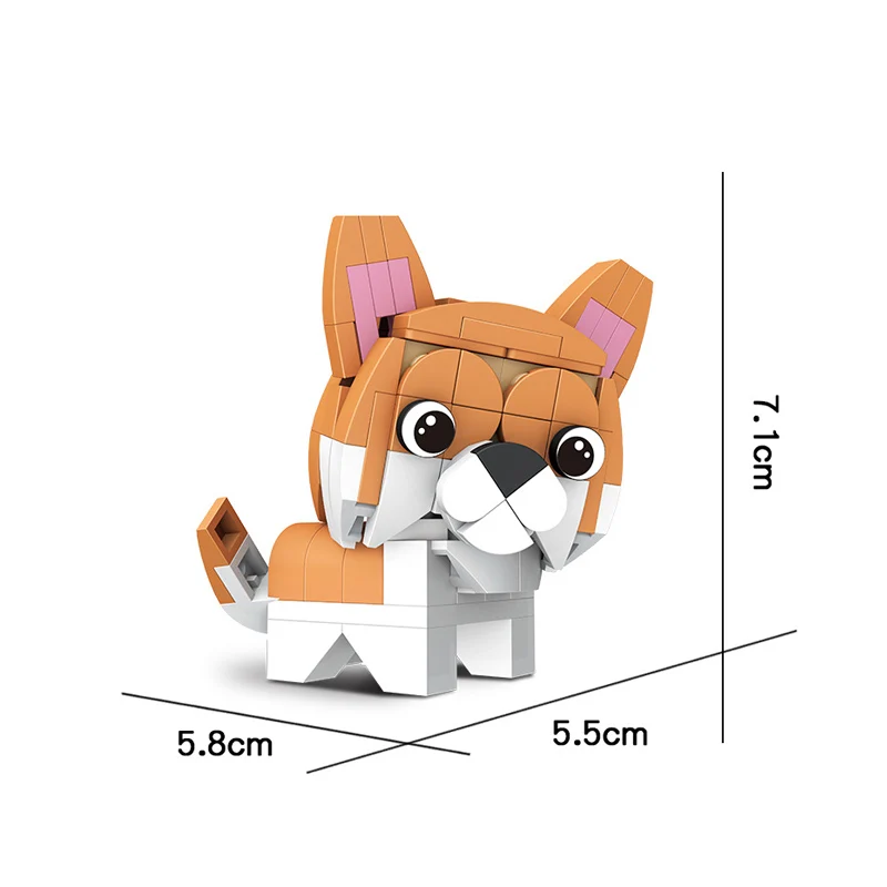 Magic Animals Figures Toys For Children DIY Accessories Brown White Compatible MOC Dog Gifts Corgi Building Blocks 112pcs Animal
Magic Animals Figures Toys For Children DIY Accessories Brown White Compatible MOC Dog Gifts Corgi Building Blocks 112pcs Animal