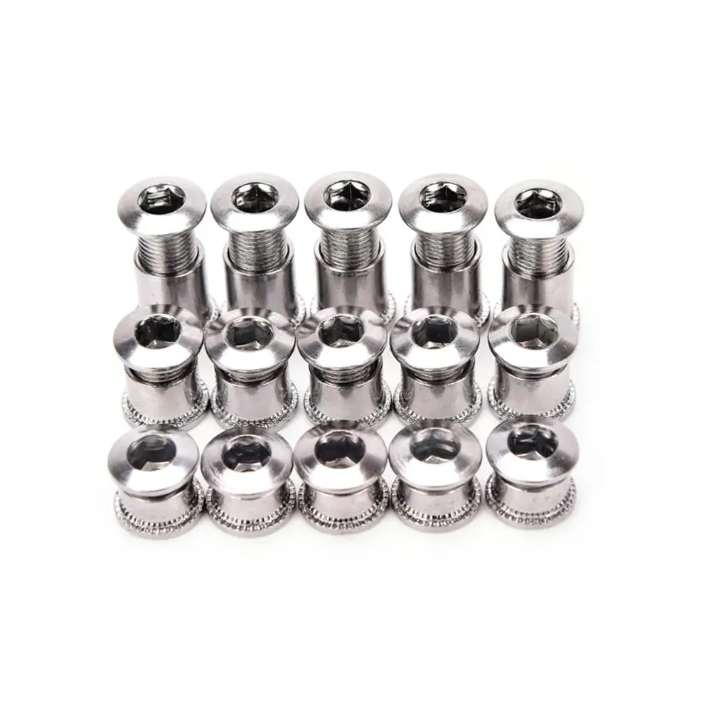 5 Pcs Crankset Bolts Crank Bike Chainring Bicycle Screws Nut Mountain Road Steel Single And Double
5 Pcs Crankset Bolts Crank Bike Chainring Bicycle Screws Nut Mountain Road Steel Single And Double