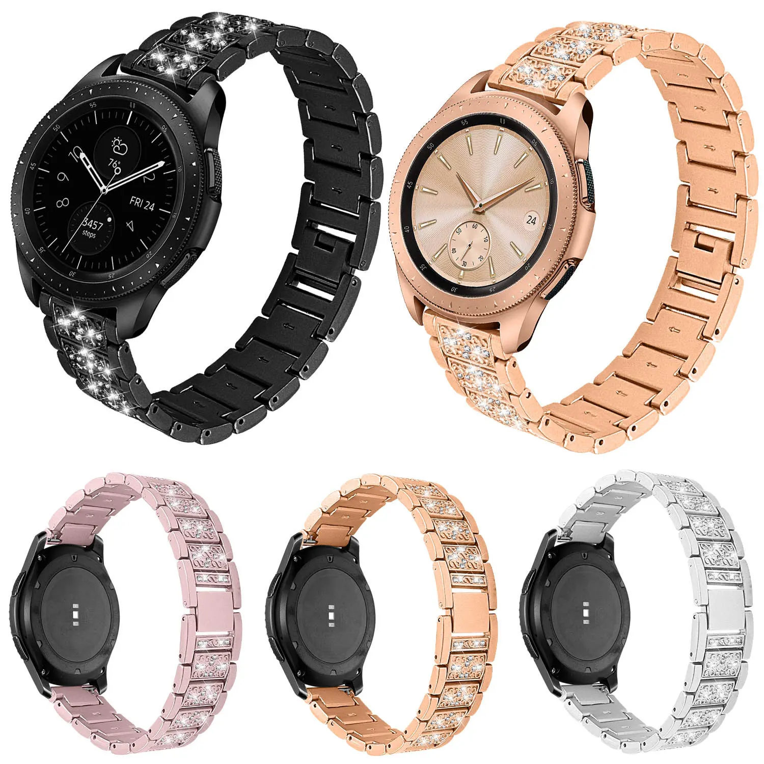 Ремешок для часов Huawei Watch GT сменный Браслет из нержавеющей стали Active Samsung Galaxy 46 мм