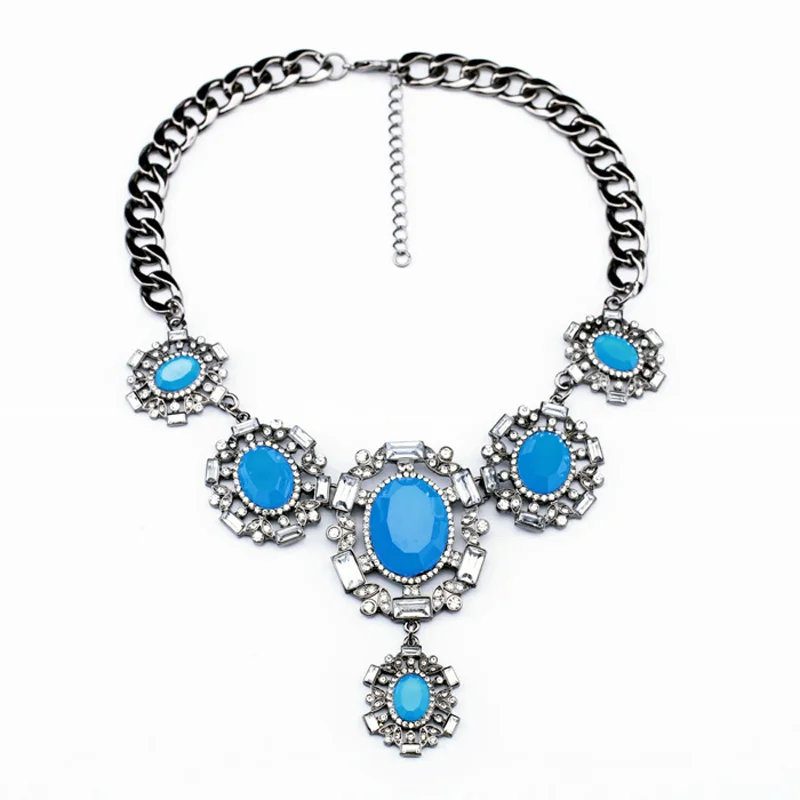 N00778 2014 Wholesale Summer Gunmetal Color Jewelry Women Pendant Fashion Acrylic Short Blue Necklace 
N00778 2014 Wholesale Summer Gunmetal Color Jewelry Women Pendant Fashion Acrylic Short Blue Necklace