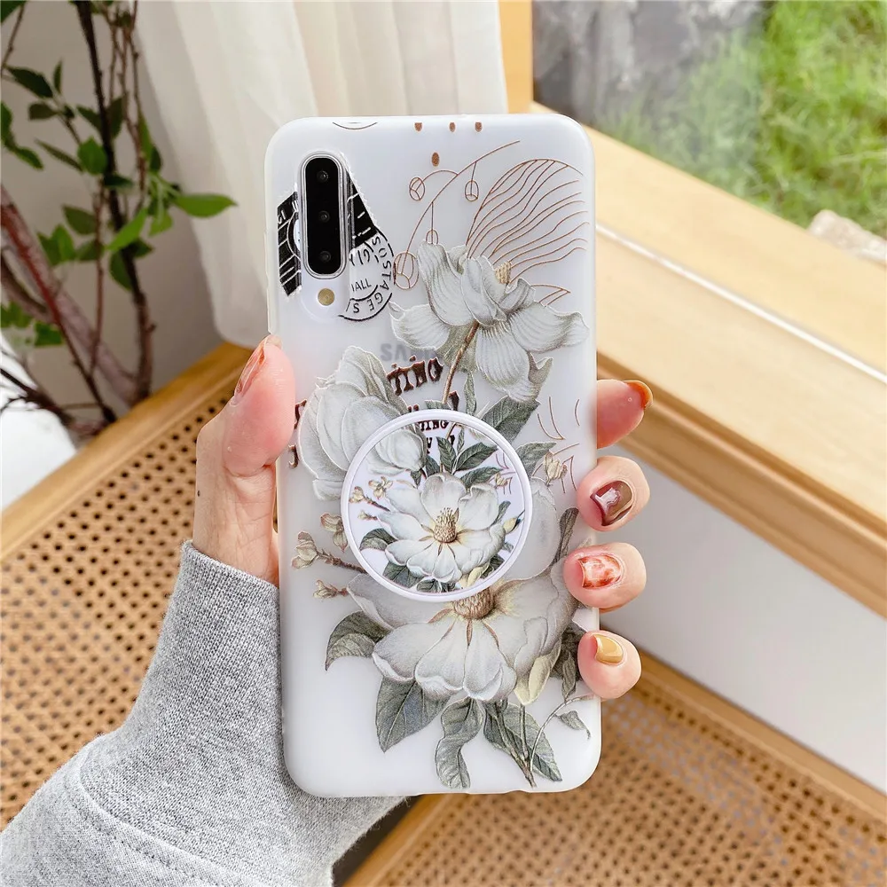 Relief Flower Phone Case For Samsung Galaxy A10 A20 A40 A50 A50S A30S A60 A70 A70S A80 A90 A51 A71 A81 A91 Floral Holder Cover
Relief Flower Phone Case For Samsung Galaxy A10 A20 A40 A50 A50S A30S A60 A70 A70S A80 A90 A51 A71 A81 A91 Floral Holder Cover