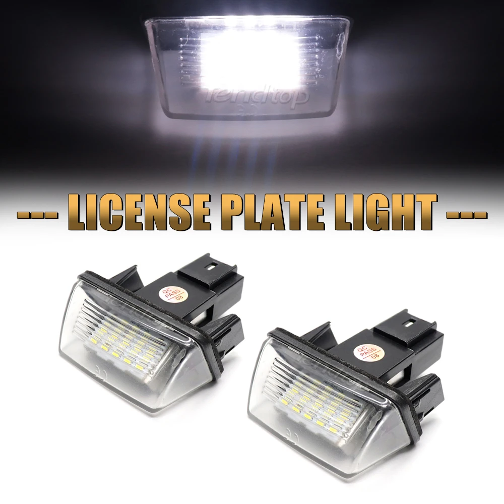 2PC LED License Number Plate Light For Peugeot 206 207 307 308 406 407 For Citroen C3 C4 C5 C6 12V 18LED Car License Plate Light
2PC LED License Number Plate Light For Peugeot 206 207 307 308 406 407 For Citroen C3 C4 C5 C6 12V 18LED Car License Plate Light