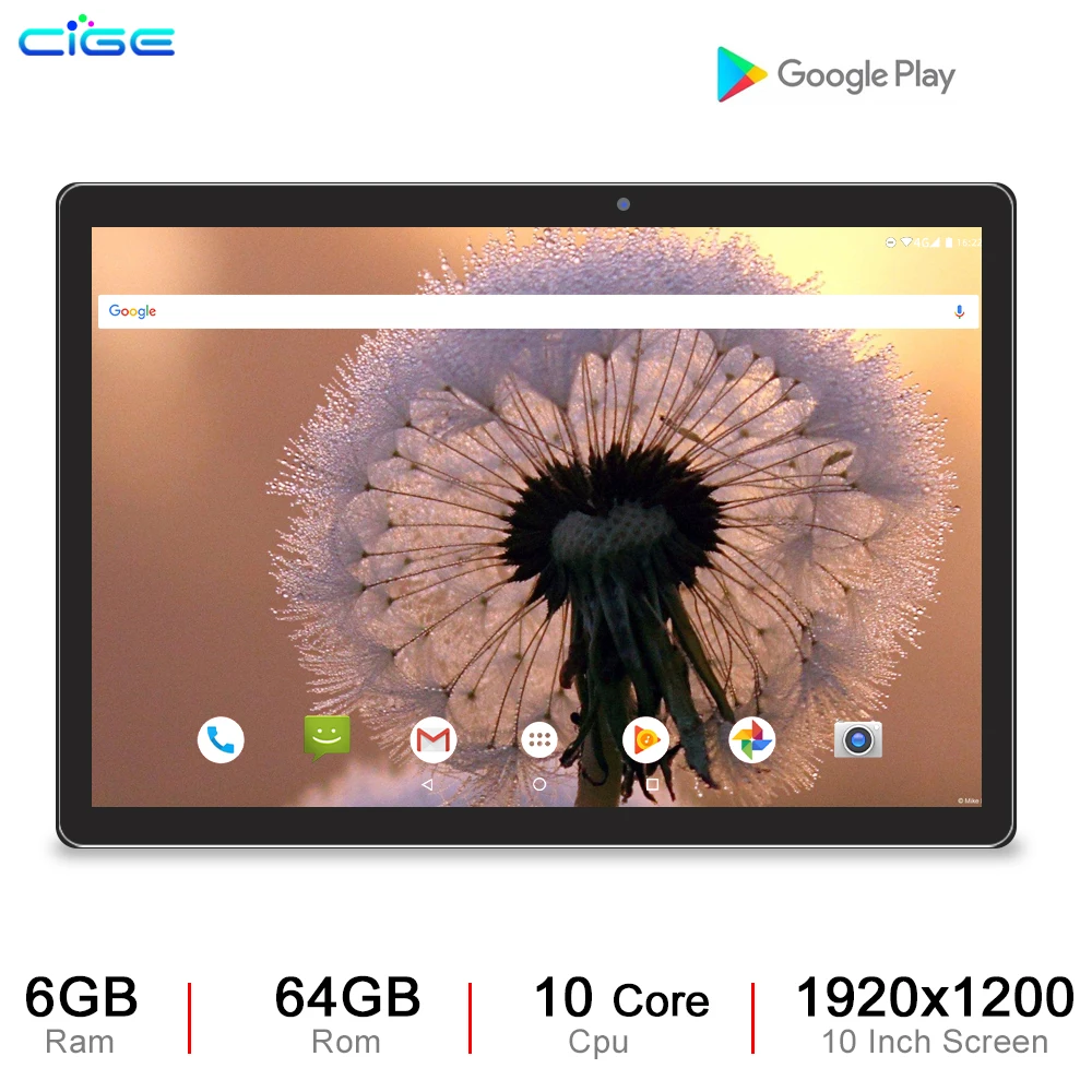 Global Version 10 inch tablet 10 Core 6GB RAM 64GB ROM Android 8 OS 1920x1200 IPS 5.0MP Camera 4G FDD LTE Type C GPS WiFi
Global Version 10 inch tablet 10 Core 6GB RAM 64GB ROM Android 8 OS 1920x1200 IPS 5.0MP Camera 4G FDD LTE Type C GPS WiFi