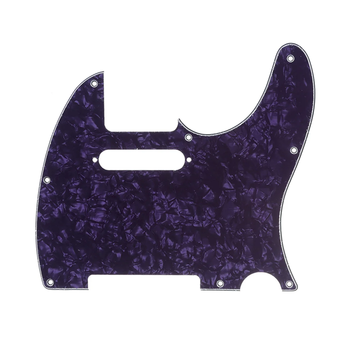 Musiclily 8 Hole Tele Guitar Pickguard for USA/Mexican Made Fender Standard Telecaster Modern Style, 4Ply Purple Pearl
Musiclily 8 Hole Tele Guitar Pickguard for USA/Mexican Made Fender Standard Telecaster Modern Style, 4Ply Purple Pearl