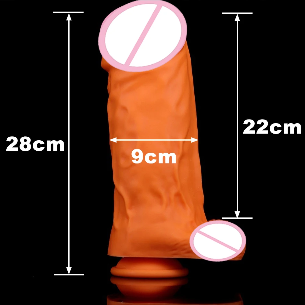 

Liquid Silicone Dildo Super Huge Realistic Penis Big Dick Sex Toys Suction Cup Vaginal Anal Dilation Female Masturbation Lesbian