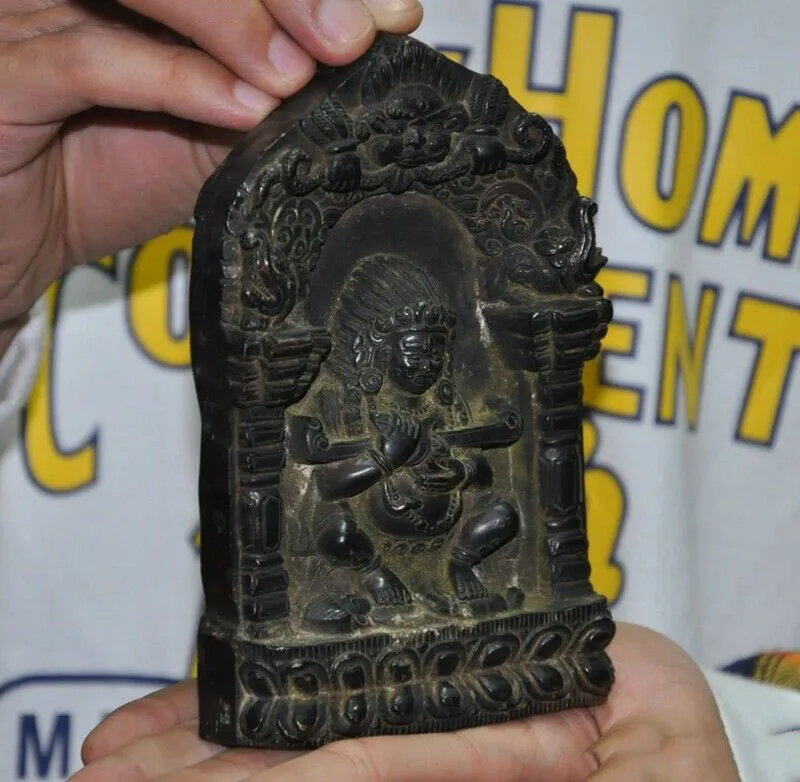 wedding decoration Tibet Buddhism bronze Mahakala Dorje Wrathful Deity Buddha Exorcism Wall hanging
wedding decoration Tibet Buddhism bronze Mahakala Dorje Wrathful Deity Buddha Exorcism Wall hanging