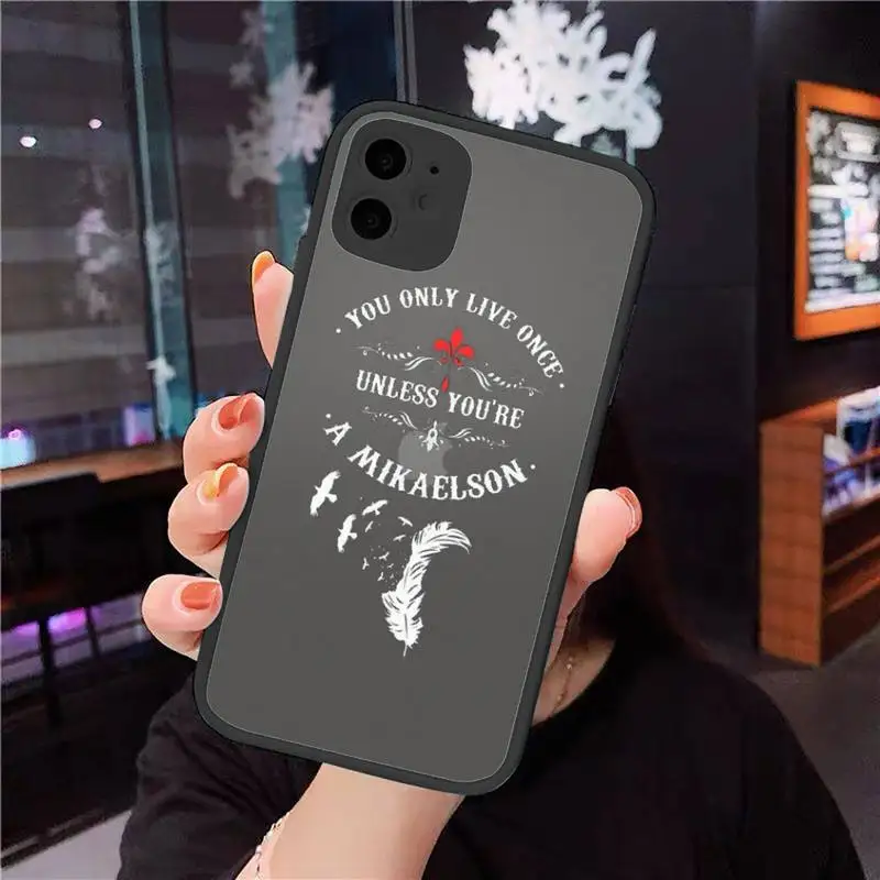 The vampire diaries Phone Cases Matte Transparent for iPhone 7 8 11 12 s mini pro X XS XR MAX Plus cover funda
The vampire diaries Phone Cases Matte Transparent for iPhone 7 8 11 12 s mini pro X XS XR MAX Plus cover funda