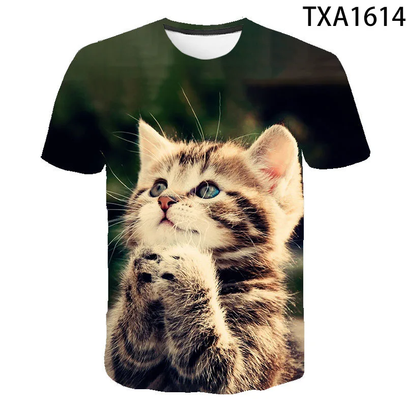 2020 New Cat Summer 3D T shirt Men Women Children Casual Fashion Streetwear Boy Girl Kids Printed T-shirt Cool Tops Tee
2020 New Cat Summer 3D T shirt Men Women Children Casual Fashion Streetwear Boy Girl Kids Printed T-shirt Cool Tops Tee