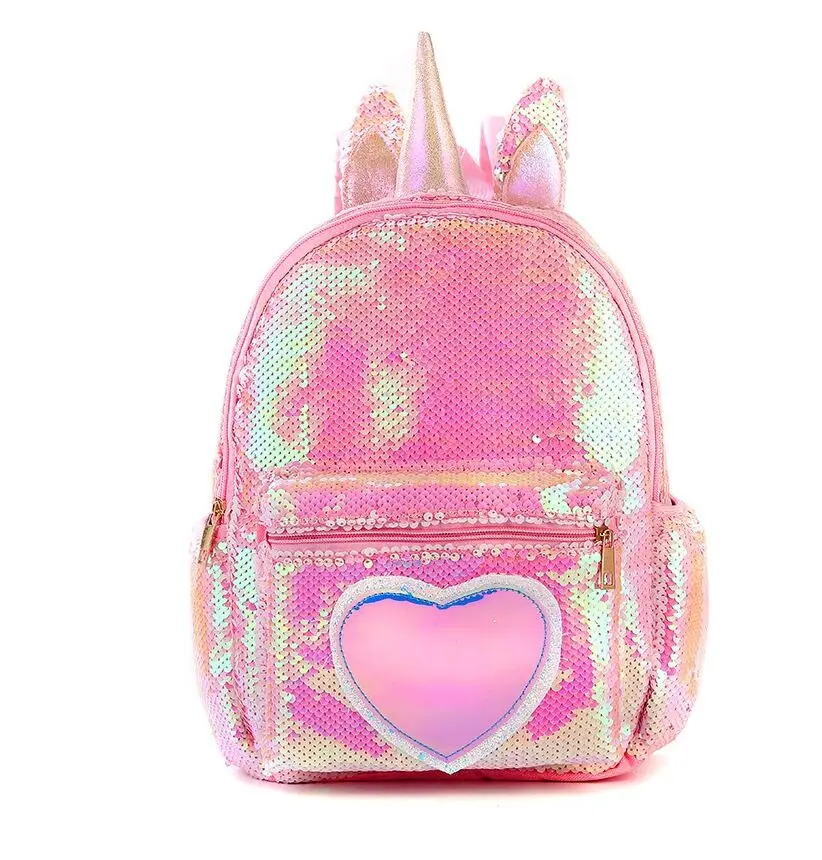 2019 новая женская сумка из искусственной кожи модная с блестками рюкзак