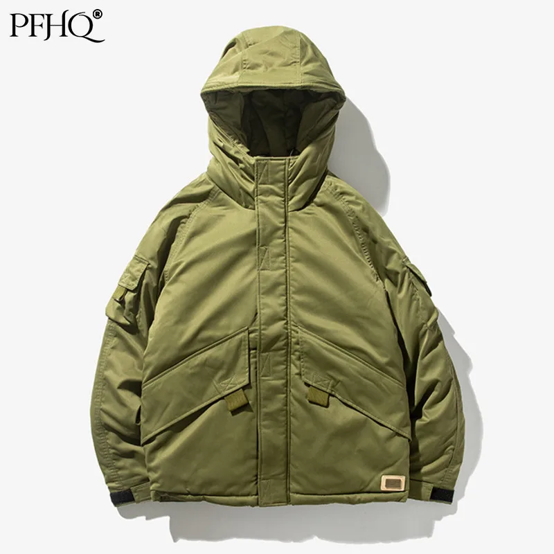 PFHQ 2021 New Men's Fashion Loose Pure Color Korean Trend Hooded Handsome Workwear Cotton Jacket Autumn And Winter 21D1849
PFHQ 2021 New Men's Fashion Loose Pure Color Korean Trend Hooded Handsome Workwear Cotton Jacket Autumn And Winter 21D1849