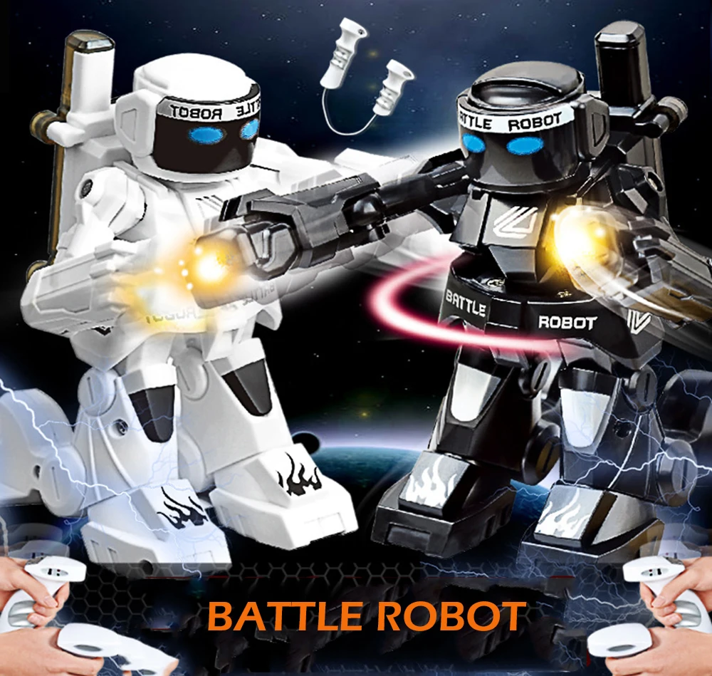 

RC Battle Robot 777-615 Remote Control RC Fighting Robot Boxing Robot Toy For Children RC Intelligent 2.4g Parent-Child Fighting