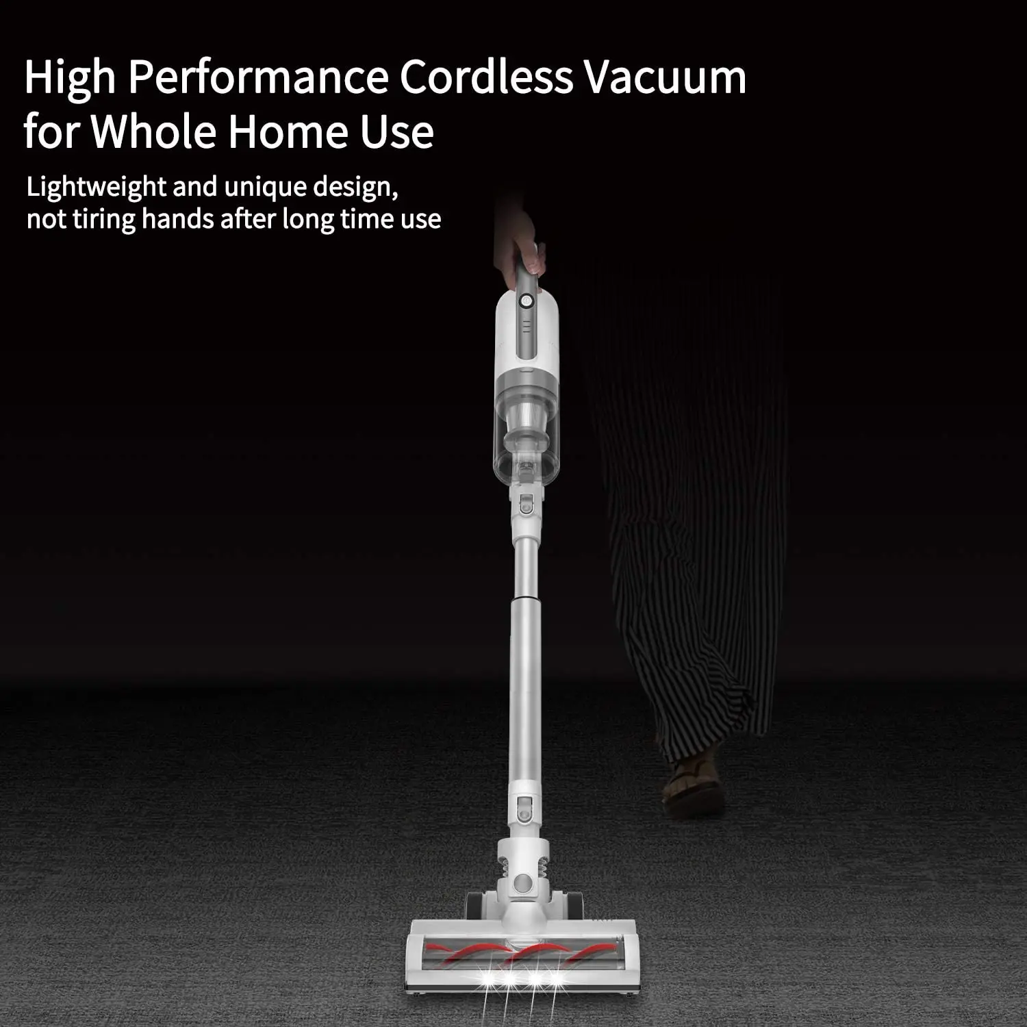Aposen H21 Wireless Cordless Vacuum Cleaner, 21KPa Suction, 500W Power, 30Min WorkingTime, Newest Household Cleaning Appliance
Aposen H21 Wireless Cordless Vacuum Cleaner, 21KPa Suction, 500W Power, 30Min WorkingTime, Newest Household Cleaning Appliance