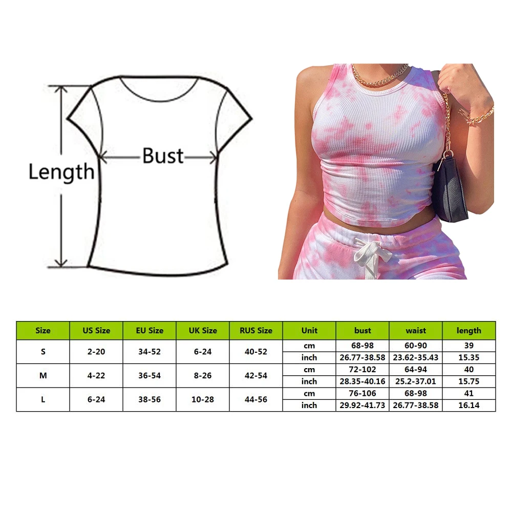 Tie Dyed Women Ribbed Tank Top Sexy Sleeveless Tshirts Casual Vest Pullover Blouse Summer Cropped Top Camiseta Tirantes Mujer
Tie Dyed Women Ribbed Tank Top Sexy Sleeveless Tshirts Casual Vest Pullover Blouse Summer Cropped Top Camiseta Tirantes Mujer