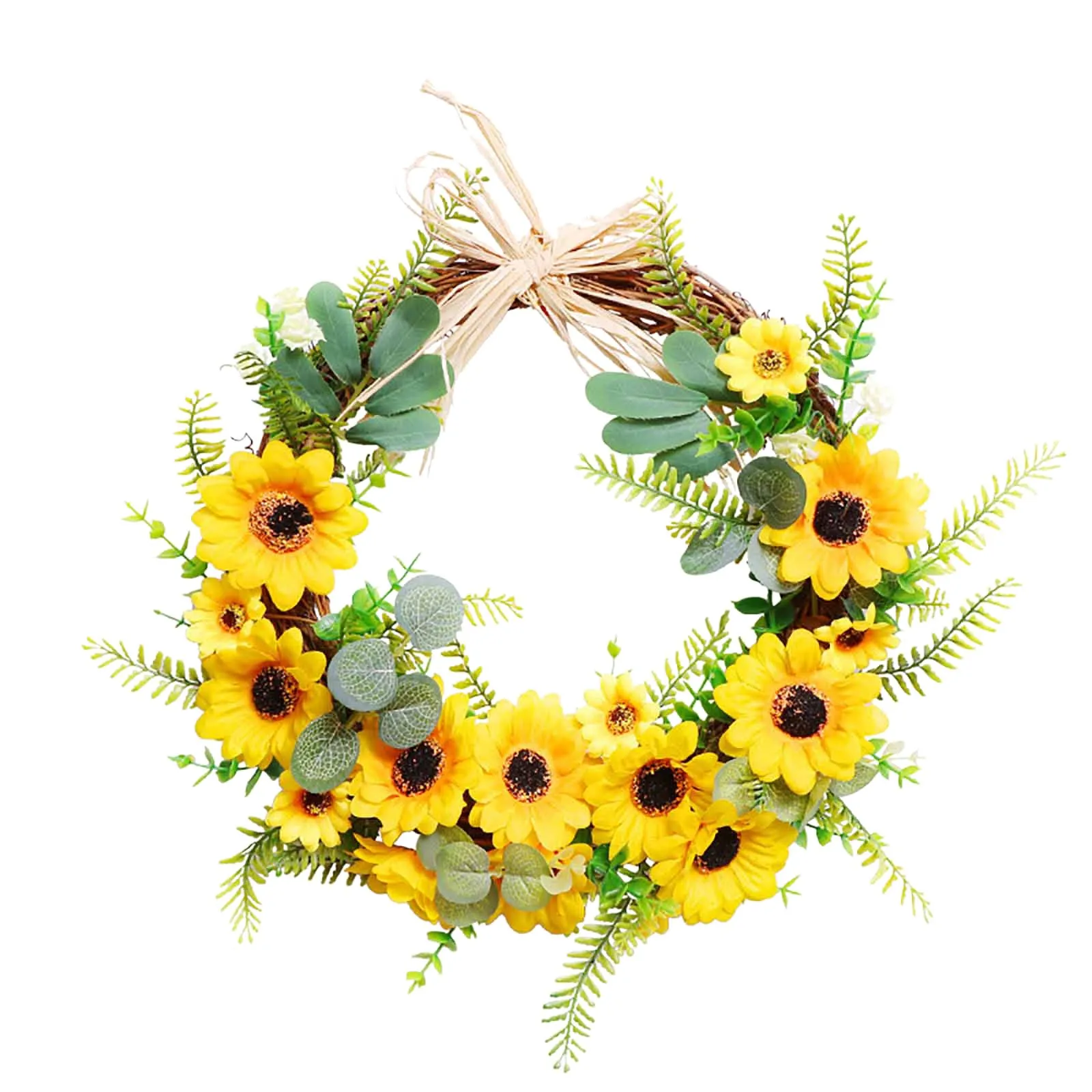 Bee Festival decoration Artificial Yellow Sunflower Wreath Decorative for Home Front Door Wall Wreath garden Ornament home decor
Bee Festival decoration Artificial Yellow Sunflower Wreath Decorative for Home Front Door Wall Wreath garden Ornament home decor