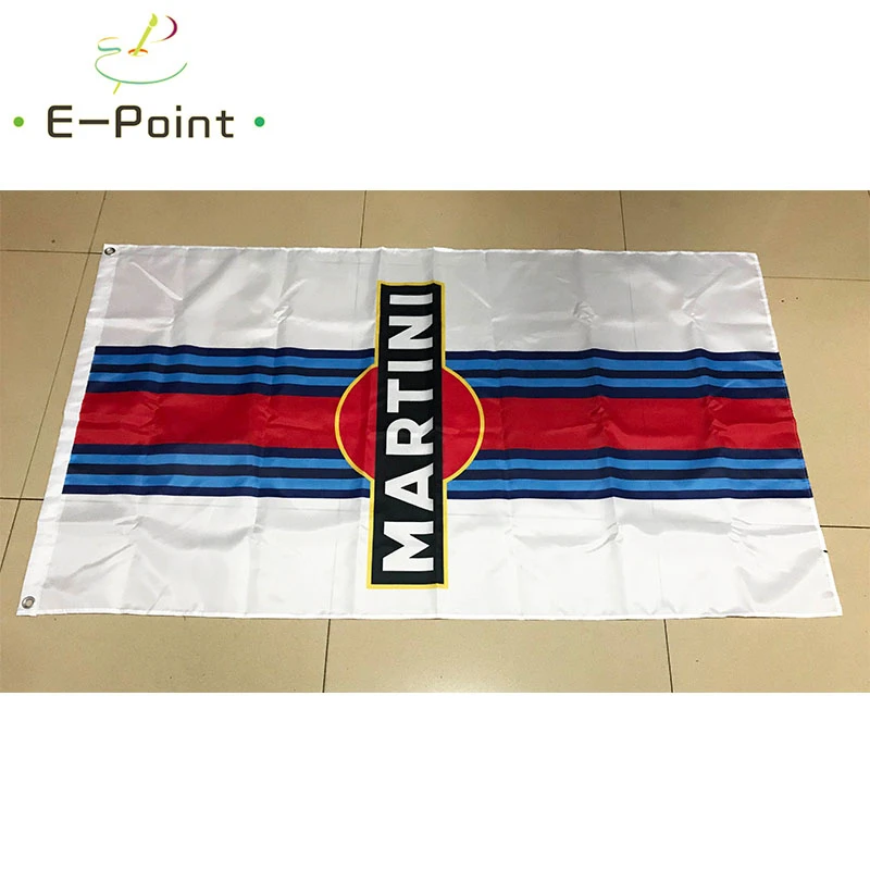 Martini Racing Car Flag 2*3ft (60*90cm) 3*5ft (90*150cm) Size Christmas Decorations for Home and Garden
Martini Racing Car Flag 2*3ft (60*90cm) 3*5ft (90*150cm) Size Christmas Decorations for Home and Garden