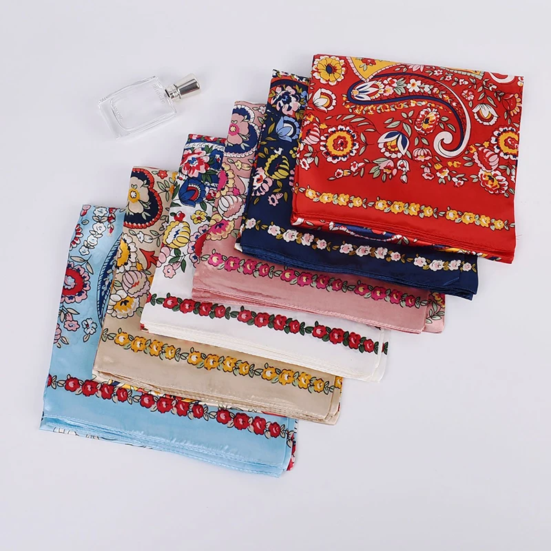 Fashion Silk Satin Hijab Scarf For Women Paisley Print Bandana Kerchief Hair Scarfs Female Square Shawls Neck Scarves For Ladies
Fashion Silk Satin Hijab Scarf For Women Paisley Print Bandana Kerchief Hair Scarfs Female Square Shawls Neck Scarves For Ladies