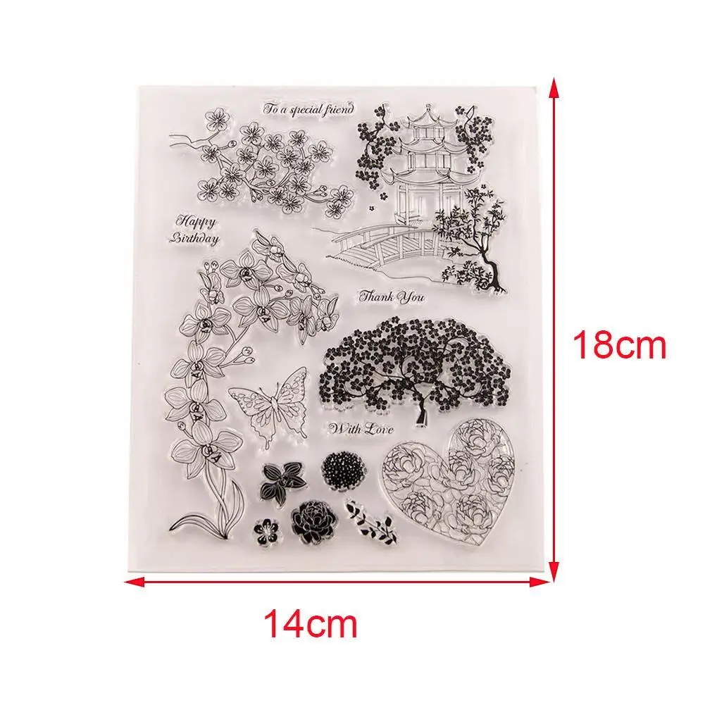 Panfelou Chinese Gardens Transparent Silicone Rubber Album Cartoon DIY Easter Wedding Stamps / For Scrapbooking Clear M4O1
Panfelou Chinese Gardens Transparent Silicone Rubber Album Cartoon DIY Easter Wedding Stamps / For Scrapbooking Clear M4O1