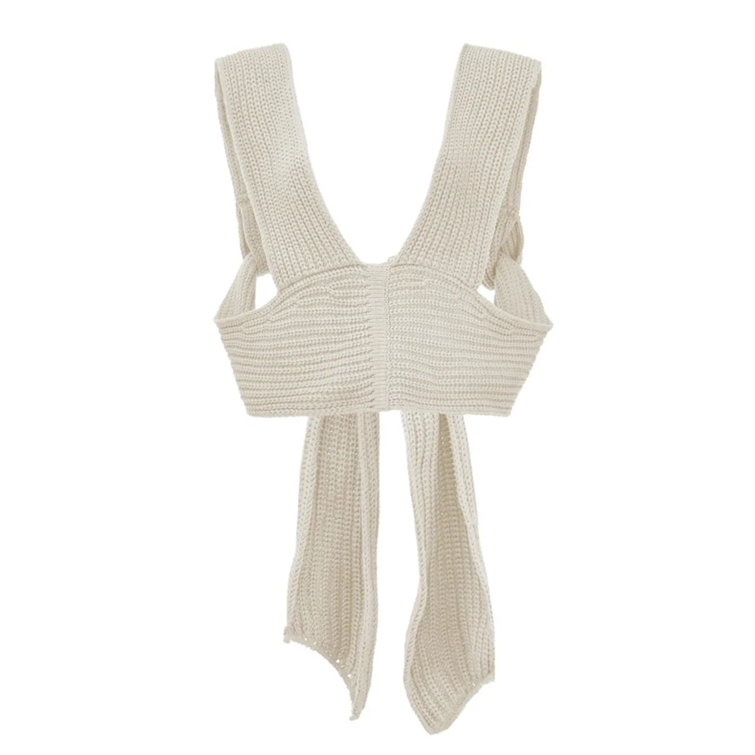 2021 Sleeveless Knitted Crop Sweater Sexy Autumn Summer Fashion Vest Black Casual White Jumper Top Female Pullover tie front
2021 Sleeveless Knitted Crop Sweater Sexy Autumn Summer Fashion Vest Black Casual White Jumper Top Female Pullover tie front