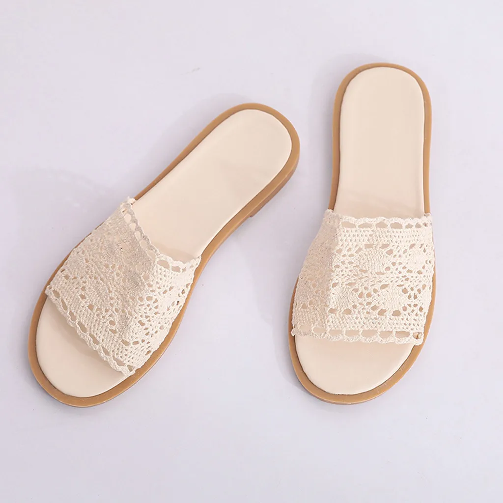 Women Summer Bohemian Flat Slide Shoes Handmade Hollow Slippers Ladies Soft Open Toe Slipper Vacation Open Toe Slides
Women Summer Bohemian Flat Slide Shoes Handmade Hollow Slippers Ladies Soft Open Toe Slipper Vacation Open Toe Slides