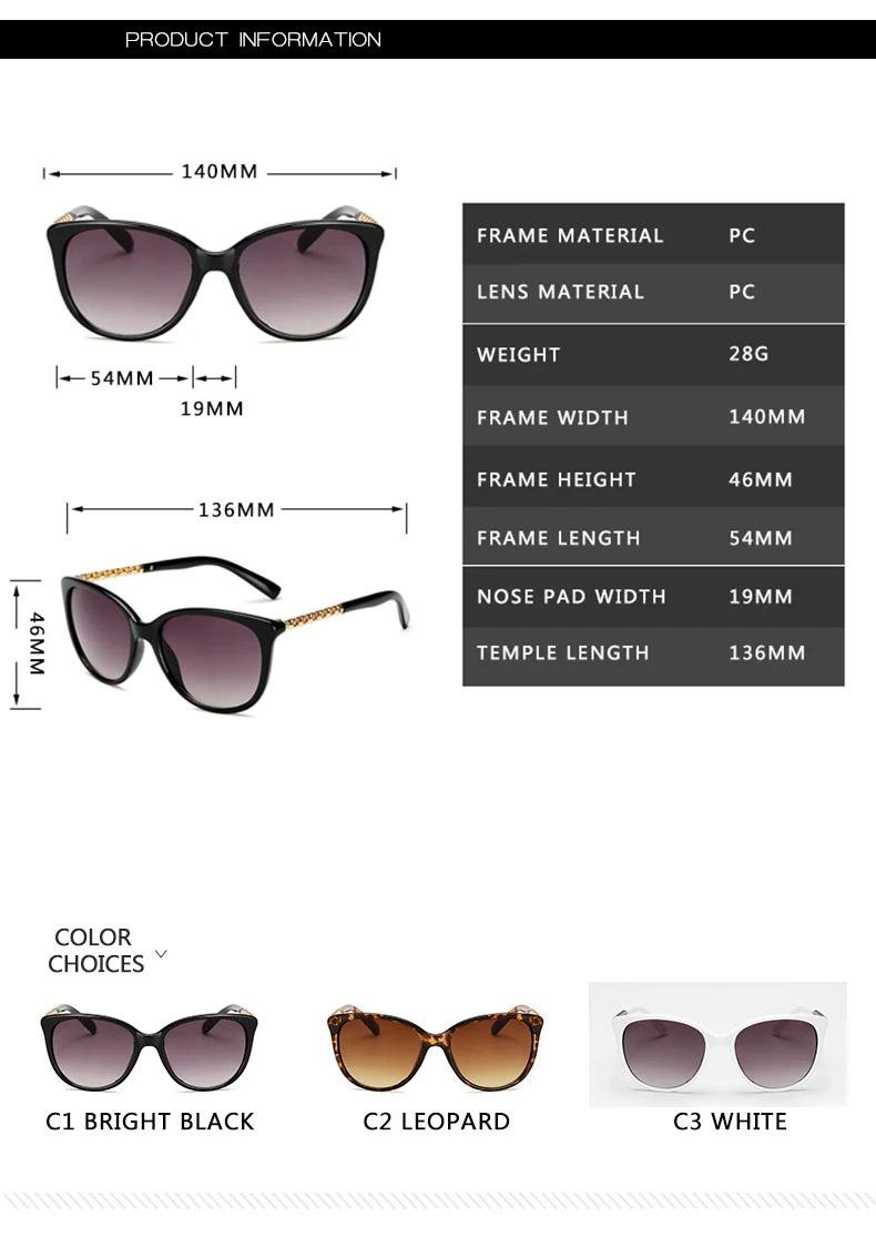 2021 New Vintage Brand Design Ladies Cat Eye Sunglasses Women Frame Luxury Sun Glasses For Female UV400
2021 New Vintage Brand Design Ladies Cat Eye Sunglasses Women Frame Luxury Sun Glasses For Female UV400