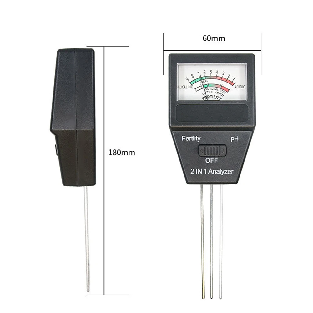 Soil Meter PH Tester 2 In 1 For Farm and Plants Lawn Indoor and Outdoor Moisture Meter
Soil Meter PH Tester 2 In 1 For Farm and Plants Lawn Indoor and Outdoor Moisture Meter